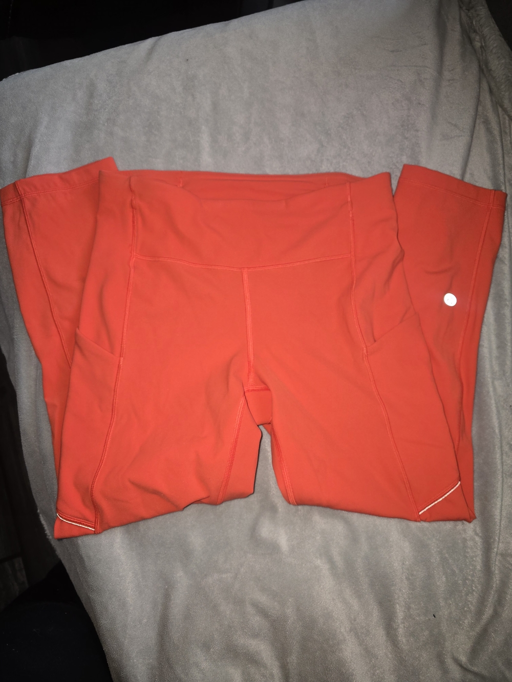 lululemon athletica Coral/Orange Women's Athletic Leggings - Picture 3 of 3